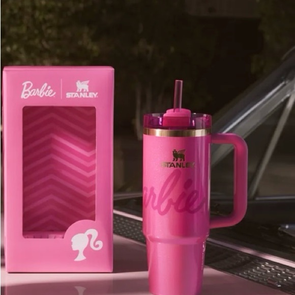 Brand New- Stanley Barbie Icon 40 Oz  Tumbler Iconic Quencher - Picture 1 of 3
